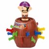 Gra zręcznościowa Szalony Pirat w beczce Ukłuj pirata 9 x 9 x 12,5 cm